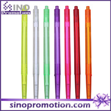 Transparent Ballpoint Pen Colorful Plastic Ball Pen as Promotional Gift